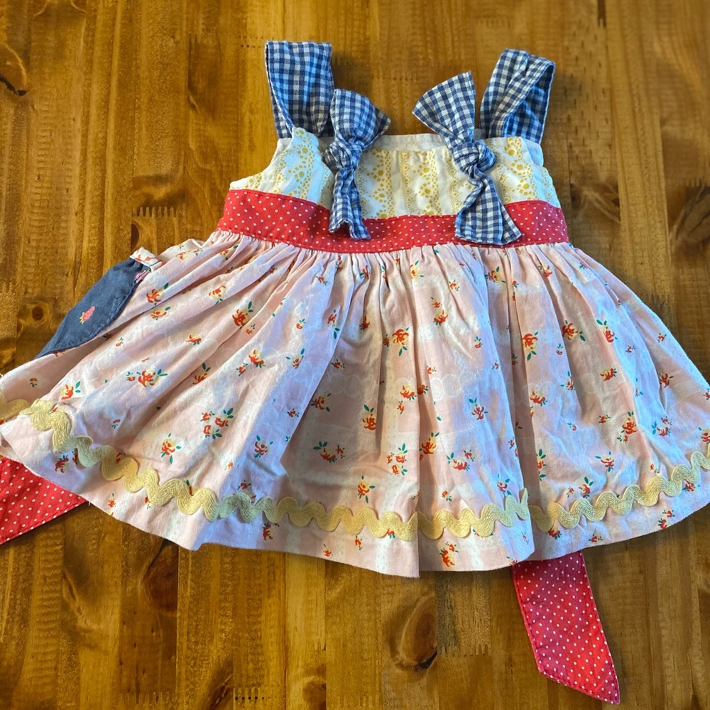 Platinum Matilda Jane apron dress